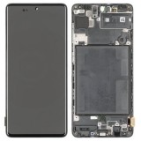 LCD+Touch screen Samsung A715 A71 juodas (black) (O)